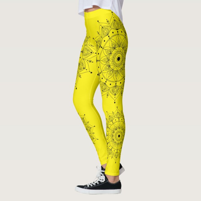 Leggings Meditation - Mandala Symbol  (Gauche)