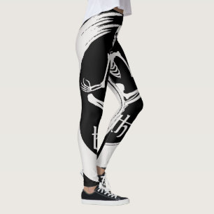 Leggings Méditer le squelette