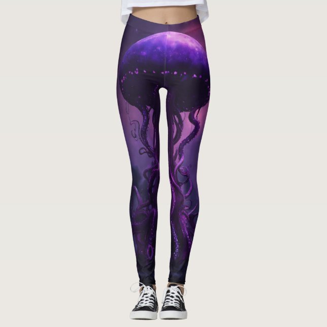 Leggings Méduse artistique (Devant)