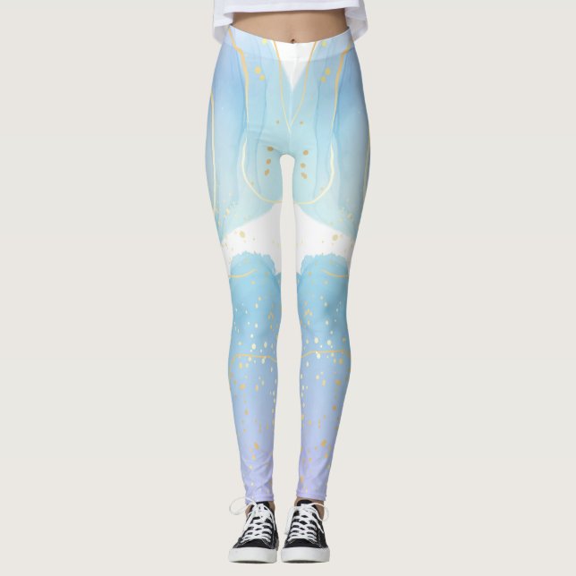 Leggings Meilleures légendes aquarelles pour un look vibran (Devant)