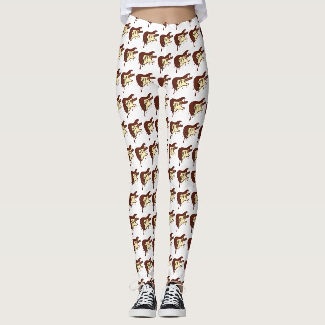 Leggings Melting Chocolate Guitare (Devant)