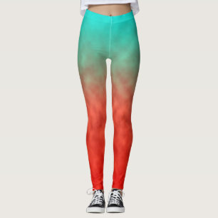 Leggings Mémoire de ciel corallien