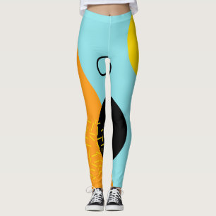Leggings Memphis, hipster, tendance, illustration cool