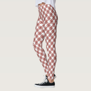 Leggings Menthe poivrée Minets bonbons de Noël Bonbons de v