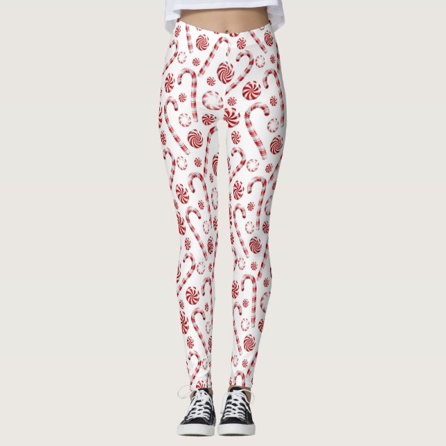 Leggings Menthe poivrée sucre de canne (Devant)