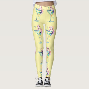 Leggings Mermaid Martini Girl Thunder_Cove
