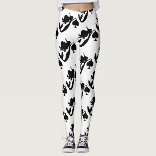 Leggings Mermaid noir Silhouette Thunder_Cove