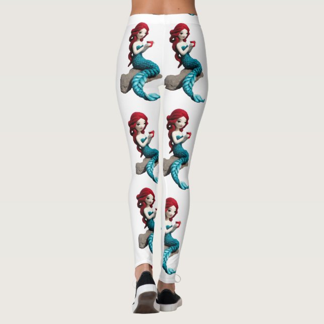 Leggings Mermaid Relaxant Avec Boisson Thunder_Cove (Dos)