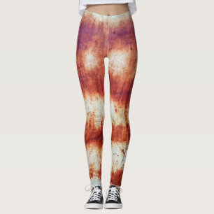 Leggings métal rouillé, arrière - plan texturé.