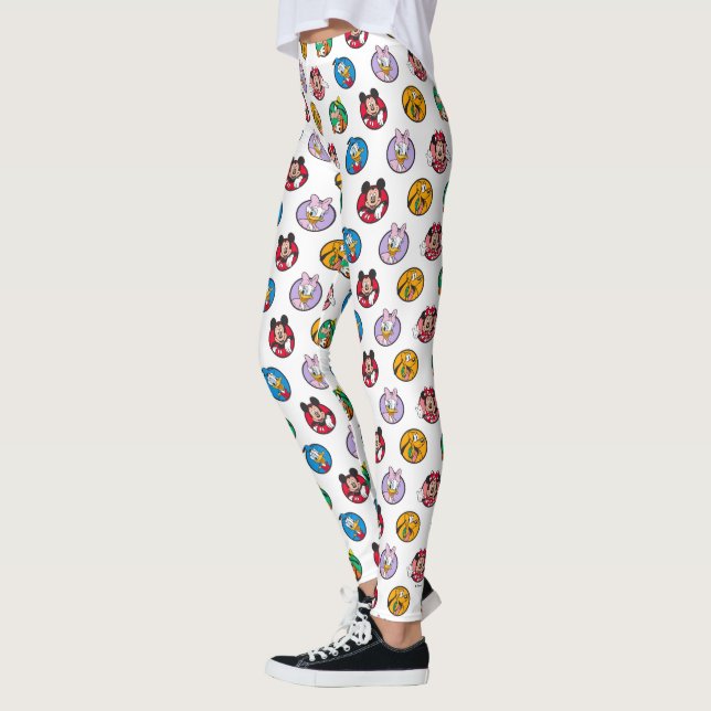 Leggings Mickey & Friends Classic Circles Pattern (Gauche)