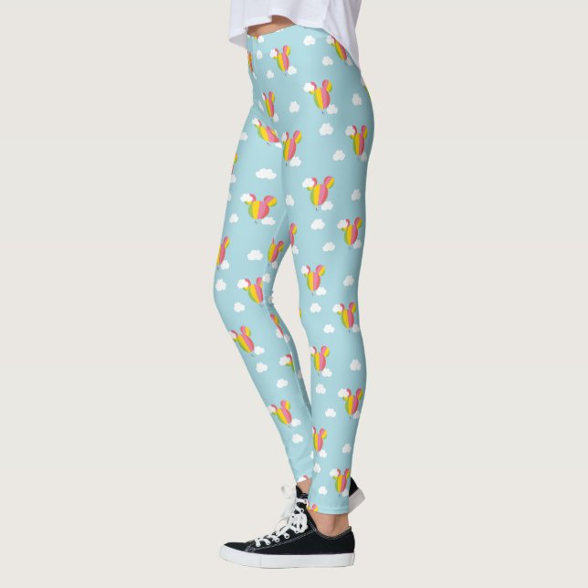 Leggings Mickey Mouse Hot Air Balloon Motif (Gauche)