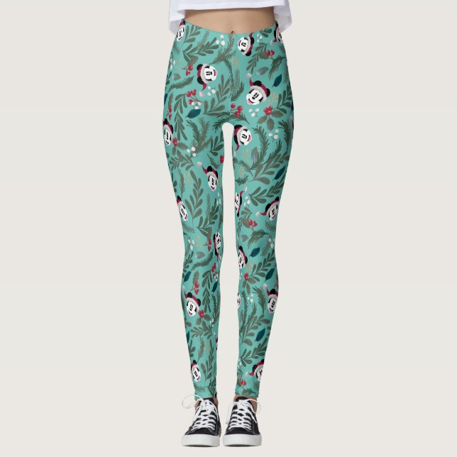 Leggings Mickey Mouse | Motif de la fête (Devant)
