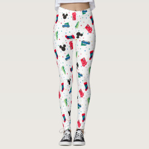 Leggings Mickey Mouse   Motif d'icône de Noël