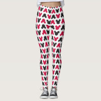 Mickey Mouse | Motif noir et rouge
