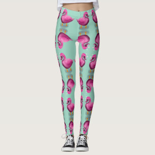 Leggings Mignon Canard Rose Kawaii & Art pour Nurserie à Cœ