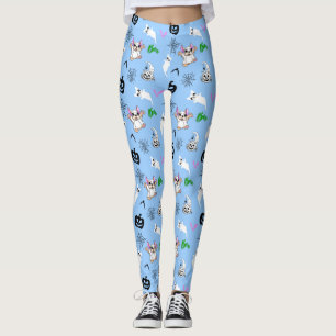 Leggings Mignon fantôme Français Bulldog chauve-souris citr