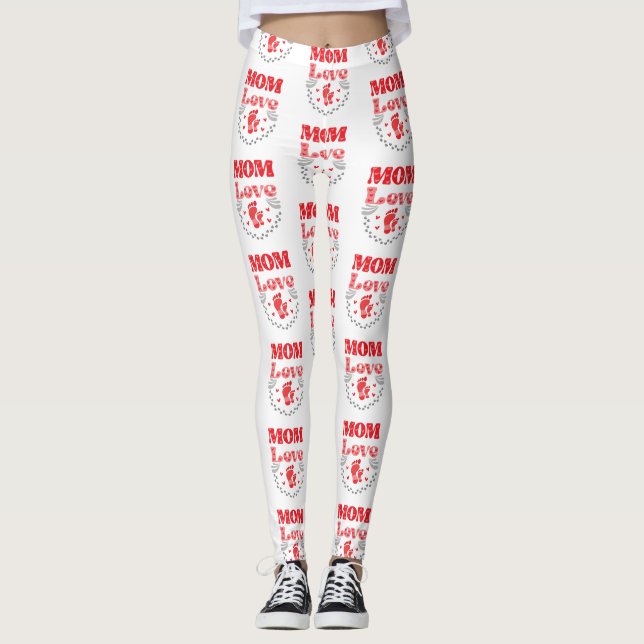 Leggings Mignonne Maman Amour (Devant)