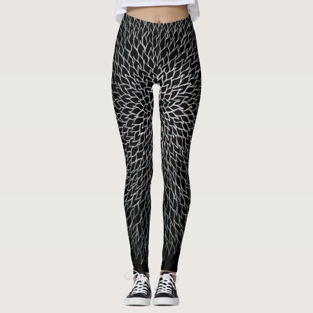 Leggings Mille Pétales Lotus (Devant)