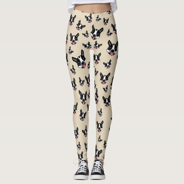Leggings Milo Boston Terrier (Devant)