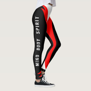 Leggings Mind Body Spirit Born Warrior Ajouter votre nom