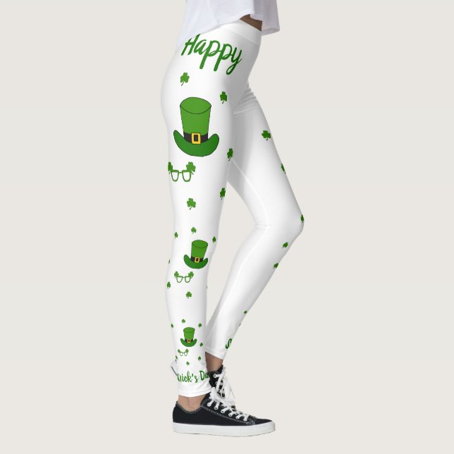 Leggings Mini Mignonne Bonne St Patrick Joyeuse Journée (Droite)