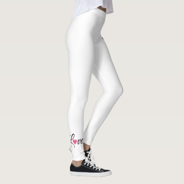 Leggings Minimal Dotted Heart Design (Droite)