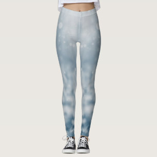 Leggings Minimaliste Gris Personnalisé Hello Winter