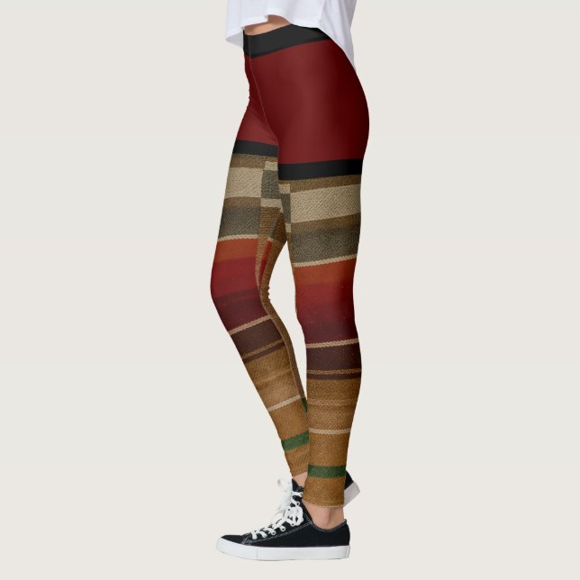 LEGGINGS MIVEWEAR LEGINGS - "RED SALSA" (Gauche)