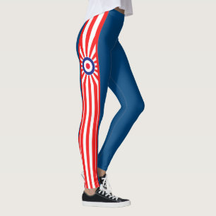 Leggings Mod Roundel Burst Decor on