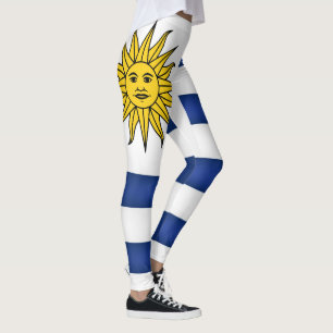 Leggings Mode Cool Uruguay Flag