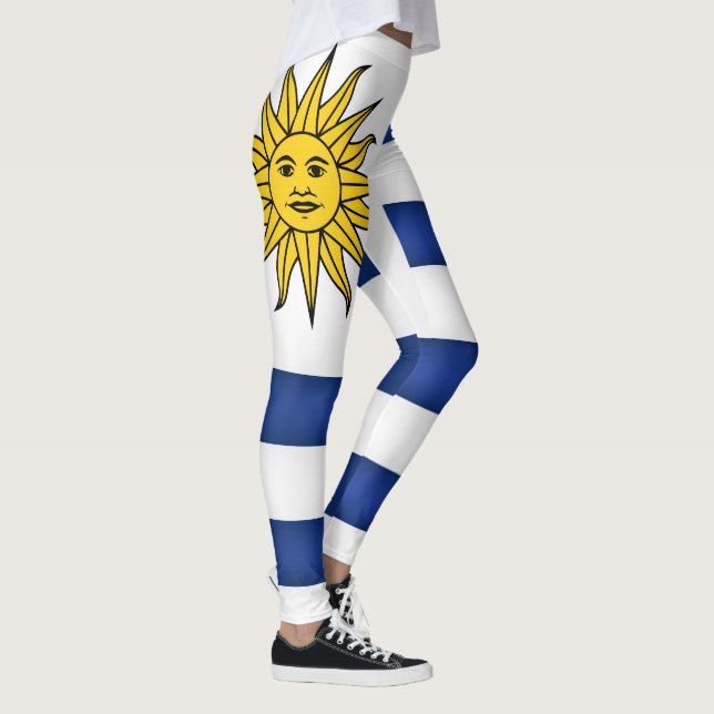 Leggings Mode Cool Uruguay Flag (Droite)