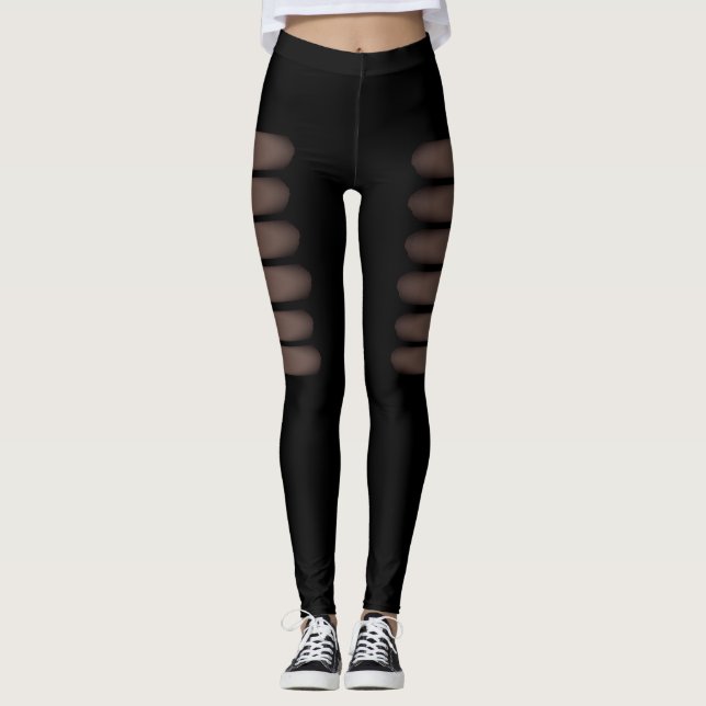 Leggings Mode déchiré (Devant)
