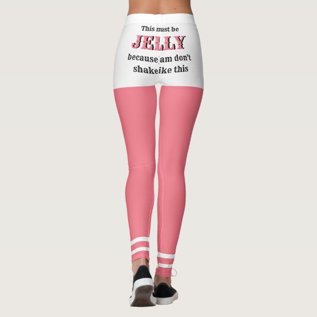 Leggings Mode d'entraînement amusant pour femmes JELLY SHAK (Dos)