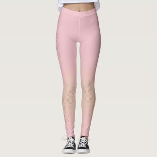 Leggings mode moderne rose