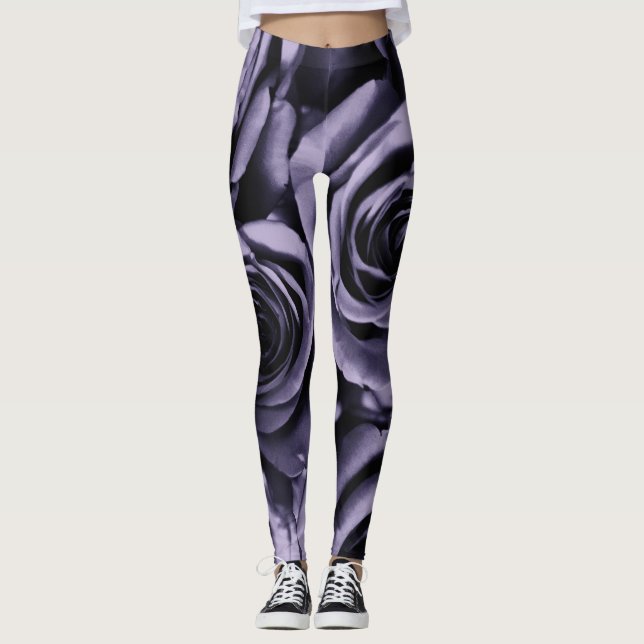 Leggings Mode Rose violette foncée (Devant)