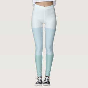 Leggings Modèle bleu vert moderne couleur pastel élégant