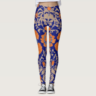 Leggings modèle d'impression kalamkari
