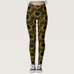Leggings Modèle Floral Abstrait moderne