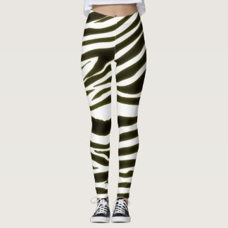 LEGGINGS MODÈLE NOIR ZEBRA