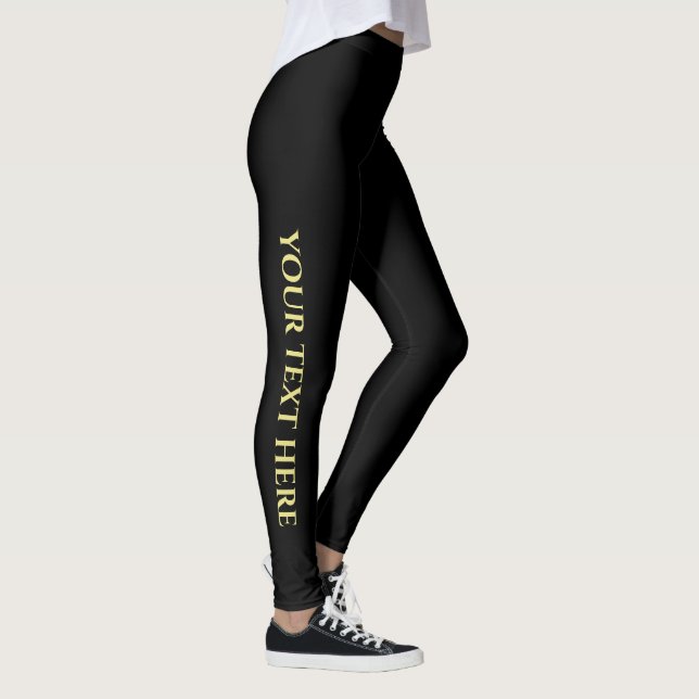 Leggings modèles Ajouter un logo texte ici Elegant (Droite)