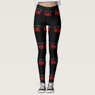 LEGGINGS MODERNE ET MODERNE PERSONNALISABLE NOIR VÉRIFIÉ