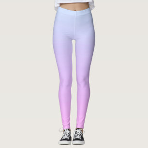 Leggings Moderne Pastel Blue & Pink Ombre