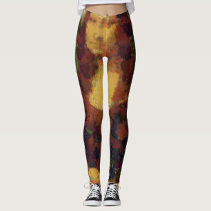 Leggings Mona Lisa Lettuce Art fine Cuillère végétale