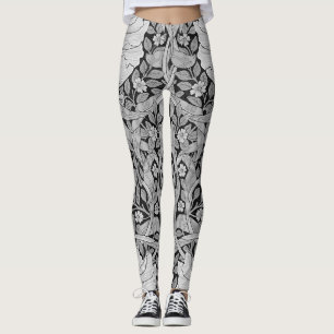 Leggings Monotone gris Pimpernel, William Morris