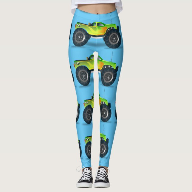 Leggings Monster Truck Thunder_Cove (Devant)