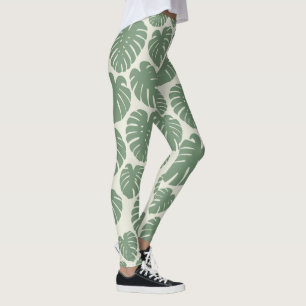 Leggings Monstera - Vert