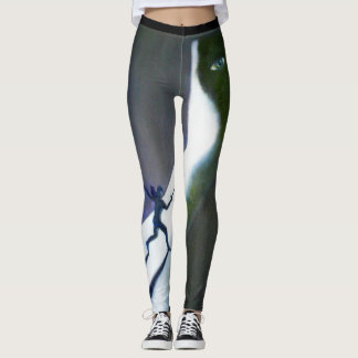 Leggings Monstre dans des guêtres de porte