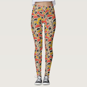 Leggings Monstre de bande dessinée Edgey aux dents pointues