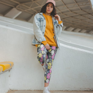 Leggings Monstres colorés
