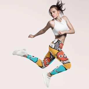 Leggings Monstres de dessin